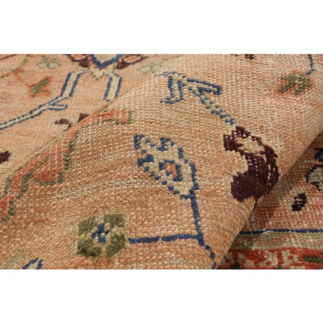 Late 19th Century Turkish Oushak Rug, 11'04 X 13'08 For Sale In Dallas - Image 6 of 10