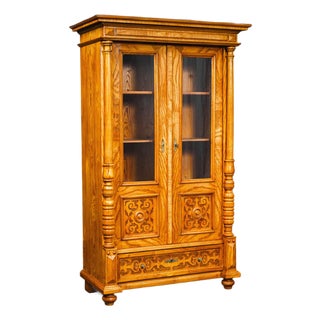 Gründerzeit Bookcase in Elm For Sale