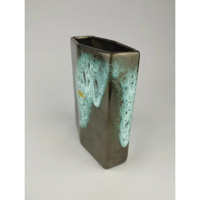Black Fat Lava Vase by Otto Gerharz for Otto Keramik, 1960s For Sale - Image 8 of 12