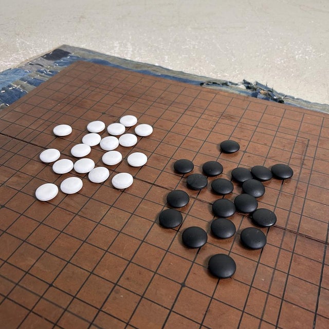 Foldable Go Game Board Set, Japan, 1950s, Set of 3 For Sale - Image 6 of 14