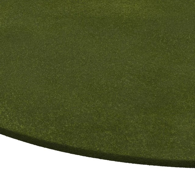 Contemporary Tapis Oval Avocado #16 Rug by TAPIS Studio For Sale - Image 3 of 4