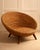 Wood Rattan Round Chair, 1970s For Sale - Image 7 of 10