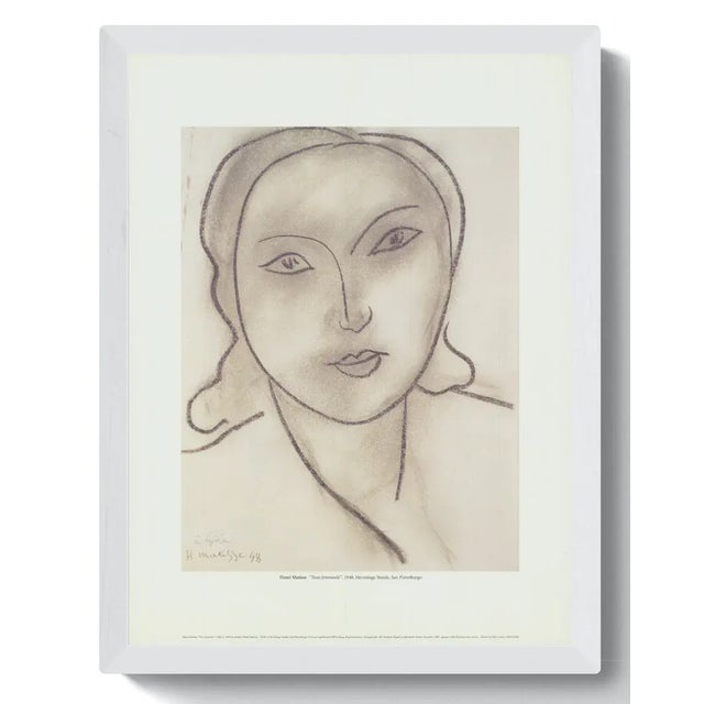 Artist: Henri Matisse Title: Testa Femminile Year: 1999 Signed: No Medium: Offset Lithograph Paper Size: 15.75 x 11.75...