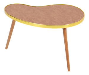 Vintage Kidney-Shaped Table, 1960s