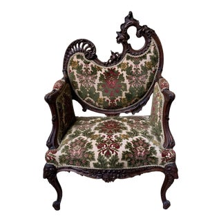 Antique Louis XV Historicism Armchair, 1890 For Sale