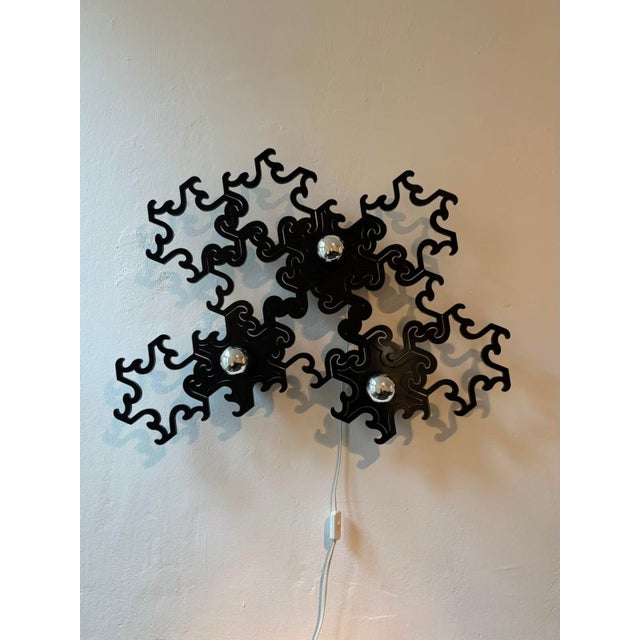 Sculptural Wall Lamp, 1970s For Sale - Image 4 of 9