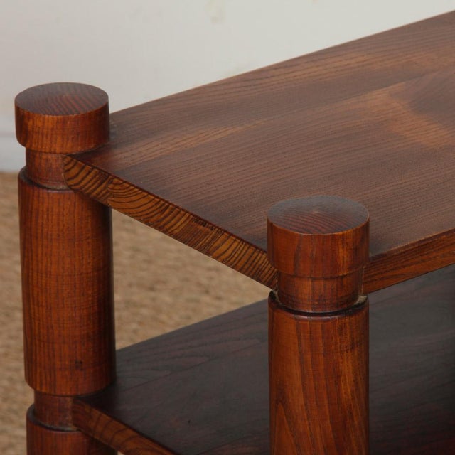 Vintage Elm Nightstands, 1950s, Set of 2 For Sale - Image 4 of 7