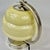 Art Deco Nickel and Opaline Table Lamp, Germany, 1930s For Sale - Image 12 of 16