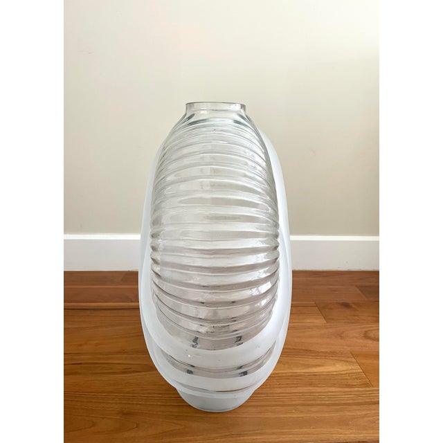 1920s Art Deco Balos Glass Vase For Sale - Image 5 of 6