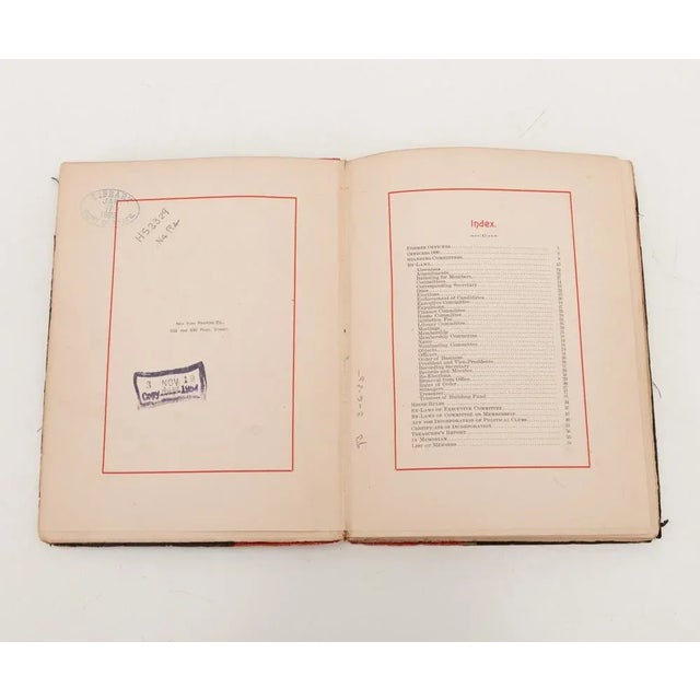 American 1890 Republican Club New York City Membership Directory For Sale - Image 3 of 10