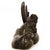 Japanese Meiji Period Bronze Okimono Sculpture of Rooster & Hen For Sale - Image 4 of 10