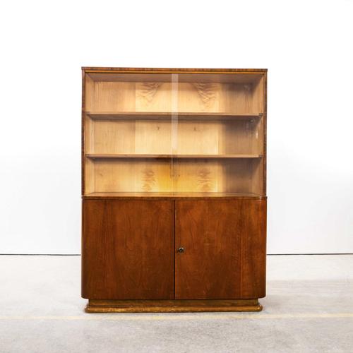 Walnut Wide Cabinet, 1930s For Sale - Image 11 of 11