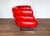 Vintage Red Leather Lounge Chair by Eileen Gray, 1980s For Sale - Image 6 of 18