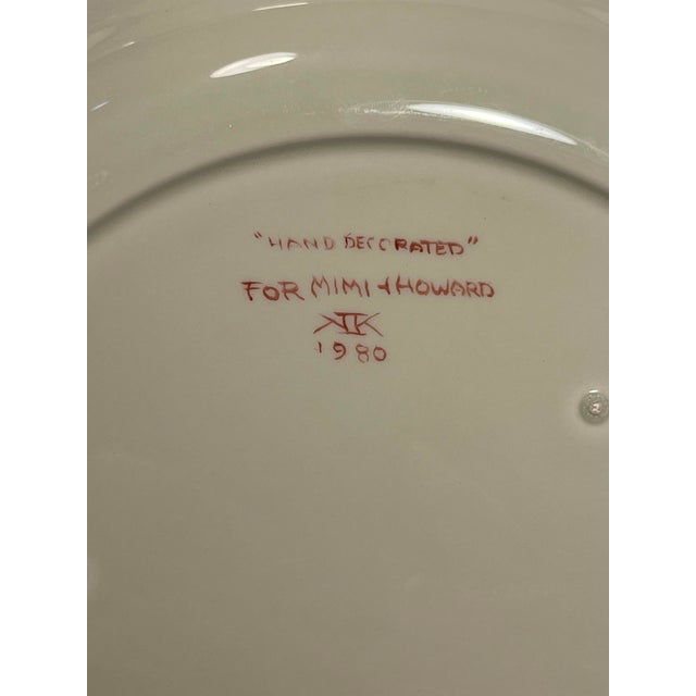 Ceramic 1980 Art Deco Franciscan Camellia Celadon Salad Plates - Set of 6 For Sale - Image 7 of 7