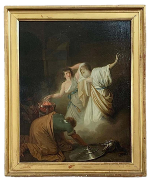 After Benjamin West, Saul Evoking the Shadow of Samuel, 18th Century, Oil on Canvas