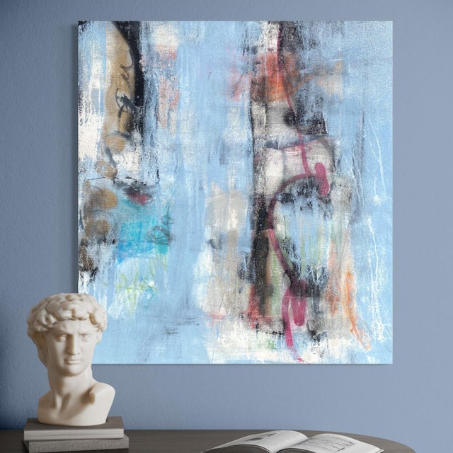 Original Blue Abstract Painting 9421 For Sale - Image 10 of 11