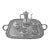 Antique Tiffany & Co. Silver Soldered on English Barker Brothers Tray Tea Set- 6 Pieces For Sale