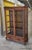 Paine Furniture Antique Carved Quartered Oak Paine's Furniture Sliding Glass Door Bookcase C1890-1910 For Sale - Image 4 of 18