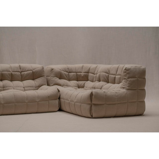 Textile Large Kashima Corner Set by Michel Ducaroy for Ligne Roset, 1970s, Set of 2 For Sale - Image 7 of 18