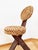 Wood 1950s Mid-Century French Mediterranean Tripod Side Chair Attributed to Audoux-Minet For Sale - Image 7 of 18