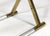 Hollywood Regency Acrylic Glass and Brass Console Table by Charles Hollis Jones, 1980s For Sale - Image 14 of 15