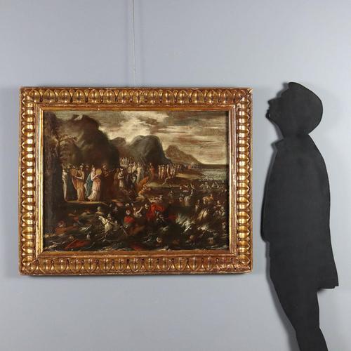 Oil on canvas. Neapolitan school, 17th century. The painting, formerly attributed to Scipione Compagno (1624-1680), falls...