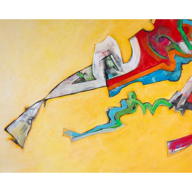 Contemporary Abstract Mixed Media Painting by James L. Bruch For Sale - Image 3 of 8