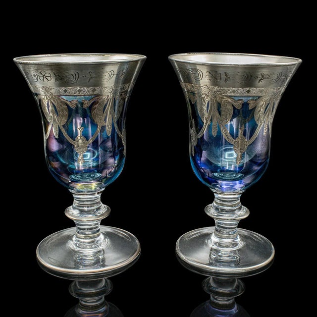 Set of 12 Vintage Wine Goblets, Italian, Handmade, Champagne Glasses, Liqueurs For Sale - Image 4 of 12