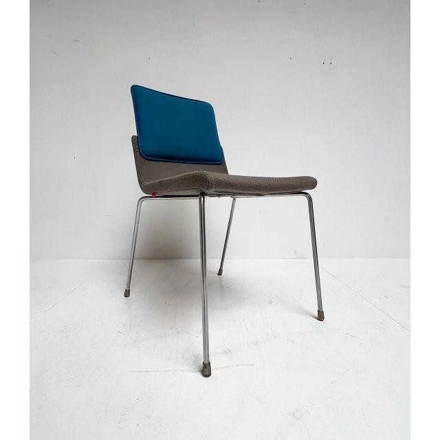 Blue Triennial Classic Chairs from Gispen, Set of 4 For Sale - Image 8 of 18