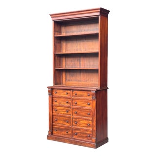 Antique Mahogany Bookcase, 1810 For Sale