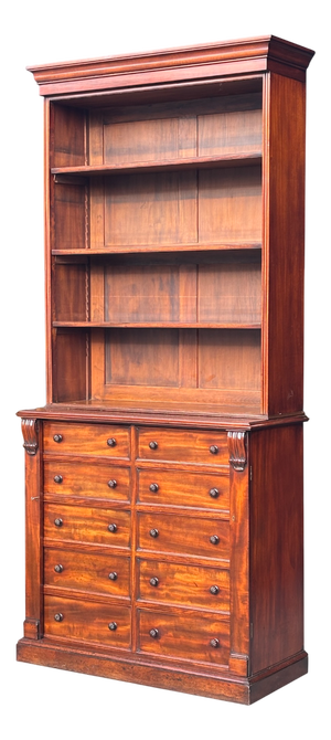 Antique Mahogany Bookcase, 1810