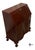 Wood Vintage Maddox Chippendale Style Mahogany Serpentine Drop Front Secretary Desk For Sale - Image 7 of 12