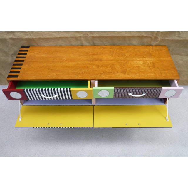 Small Vintage Low Sideboard, 1960s For Sale - Image 8 of 12