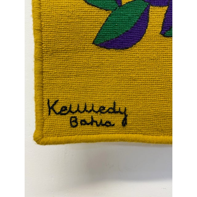 Kennedy Bahia Brazilian Modern Wall Tapestry, 1980s For Sale - Image 12 of 12