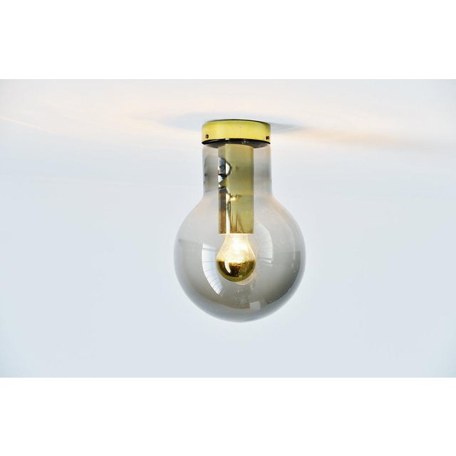 Maxi Globe Flush Mount Lamp from Raak, the Netherlands, 1965 For Sale - Image 6 of 7