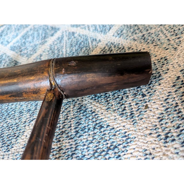 Late 18th Century Windsor Arm Chair Plank Seat Fan-Back New England For Sale - Image 15 of 18