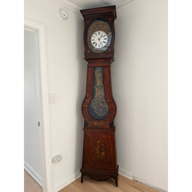 Victorian Grandfather Clock For Sale - Image 3 of 4