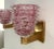 Italian Art Deco Style Brass and Pink Rostrato Murano Glass Wall Sconces, 1990s, Set of 2 For Sale - Image 12 of 13