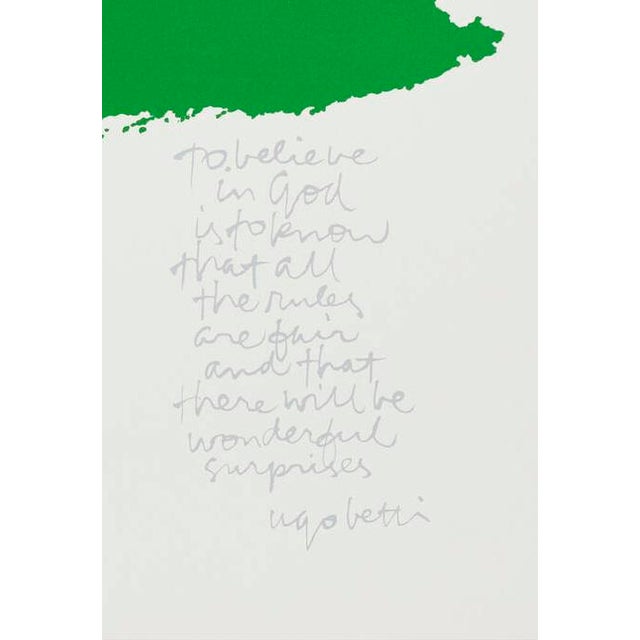 Sister Mary Corita Kent Corita Kent, “Promise,” Signed Serigraph, Edition of 200, 1978 For Sale - Image 4 of 6
