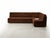 Mid-Century Modern Mid-Century Modern Modular Sofa in Brown Velvet, 1970, Set of 3 For Sale - Image 3 of 5