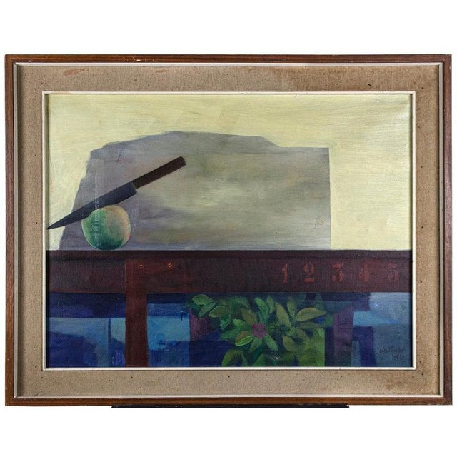 Untitled is an original Contemporary artwork realized in 1962 by the italian artist Leo Guida (1992 - 2017). Original Oil...