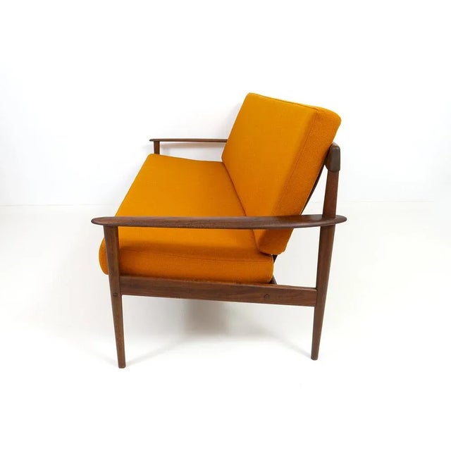 Grete Jalk Teak Sofa by Grete Jalk for Poul Jeppesen For Sale - Image 4 of 11