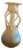 Art Nouveau Candia Papillon Iridescent Vase with Applied Twisted Handles, Bohemia, 1900 For Sale