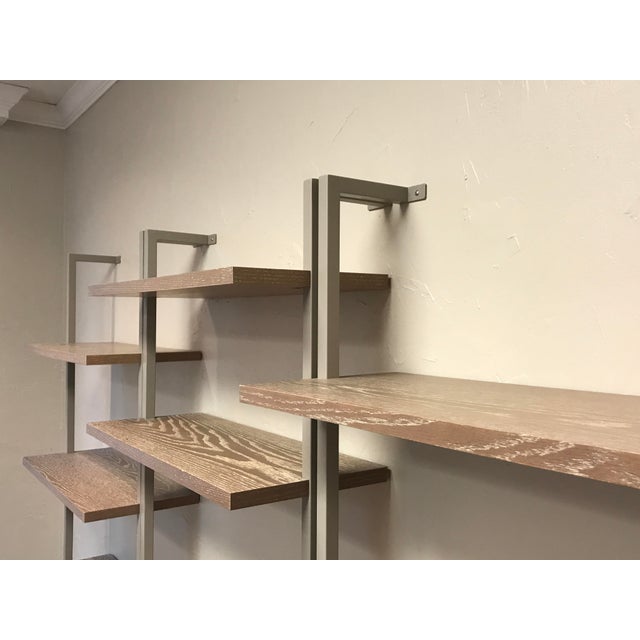 Cb2 Helix Wall Mounted Bookcases Desk Chairish
