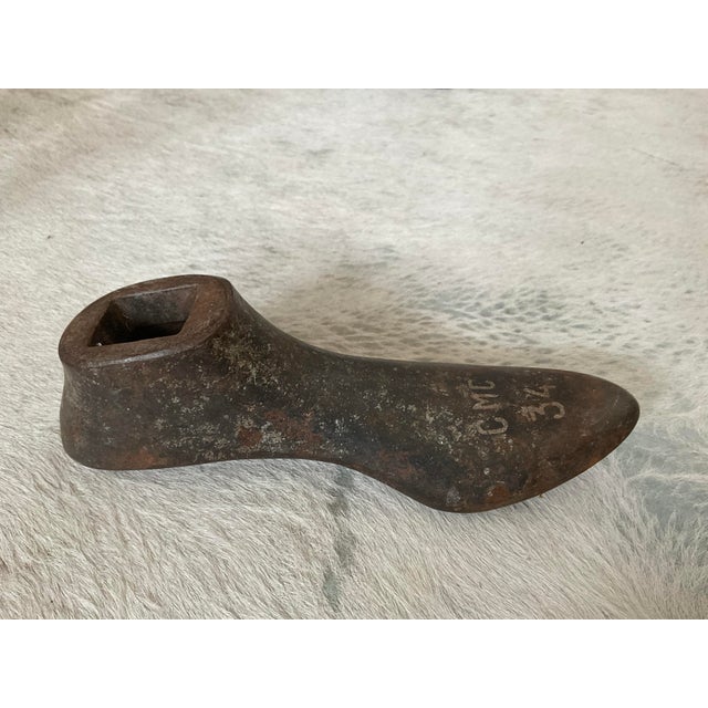 Early 20th Century Cast Iron Cobbler's Shoe Molds Set of 3 For Sale - Image 9 of 17