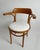 Antique Romanian Bentwood Accent Chair with Cream Boucle Seat, in Very Good conditions. Designed 1920 to 1949