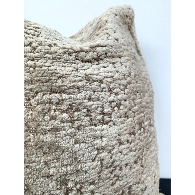 Custom-Made Silk & Cashmere Pillow For Sale In New York - Image 6 of 9