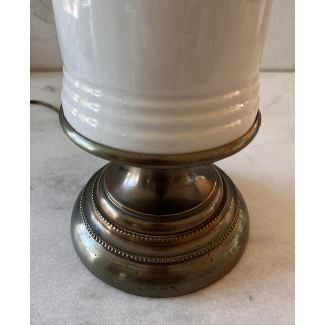 Vintage Glass Pharmacy Table Lamp by Paul Hanson For Sale In Austin - Image 6 of 9