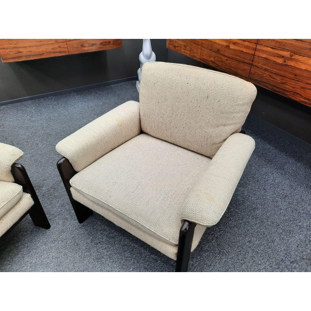 Beige Mid-Century Armchairs, 1960s, Set of 2 For Sale - Image 8 of 12