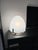 Large Vintage Table Lamp in Murano Opaline Glass and Metal in the style of Leucos and VeArt, Italy, 1970s For Sale - Image 9 of 15